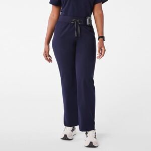 Livingston Figs Navy Scrub Bottoms, Size Large